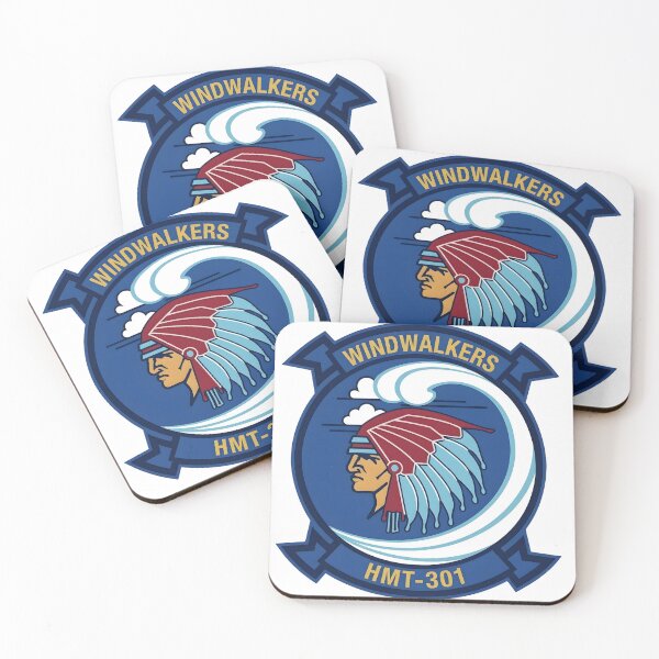 Item preview, US Marine Corps HMT-301 Windwalkers Squadron Patch designed and sold by CharlieDesings.