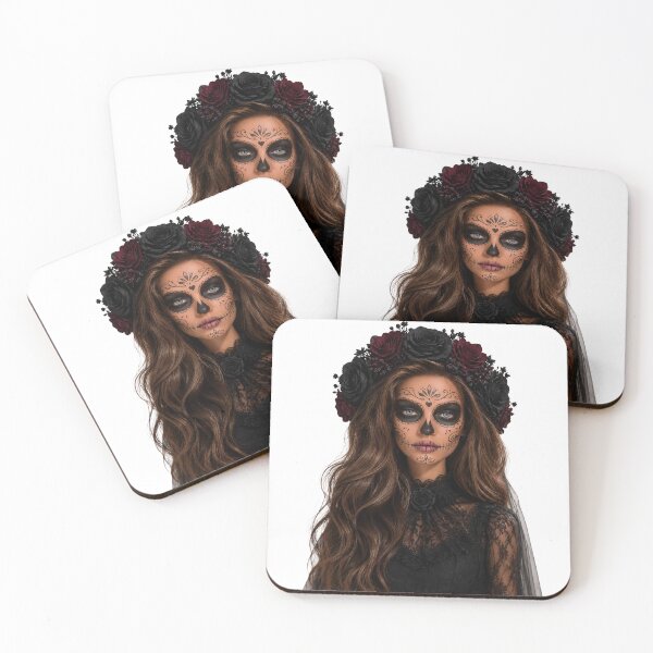Item preview, Gothic Sugar Skull Girl designed and sold by Moxie-Cat-Universe.