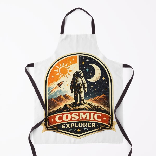 Item preview, Cosmic Explorer Astronaut Day and Night Badge designed and sold by CreativeMindsetLab.