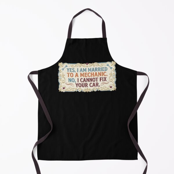 Item preview, Funny Mechanic Wife Gift Yes I Am Married To A Mechanic Retro Humor Art designed and sold by thoughtswear.