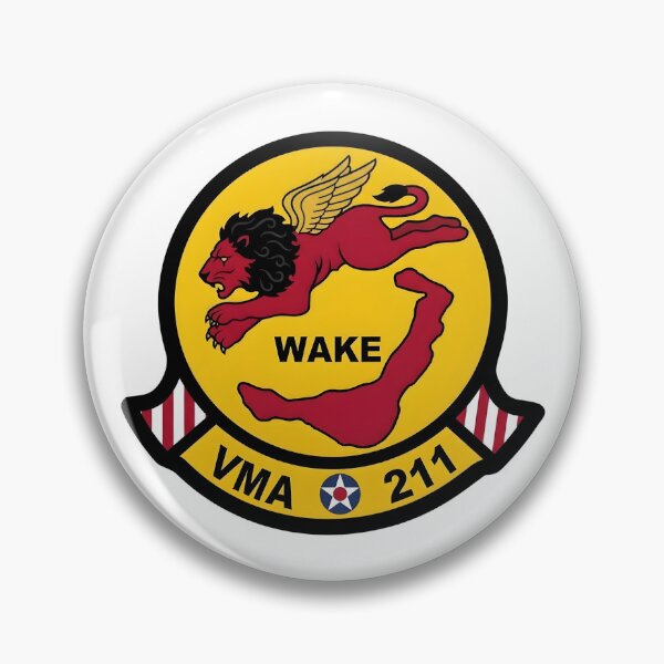 Item preview, US Marine Corps VMA-211 Wake Island Avengers Squadron Patch designed and sold by CharlieDesings.