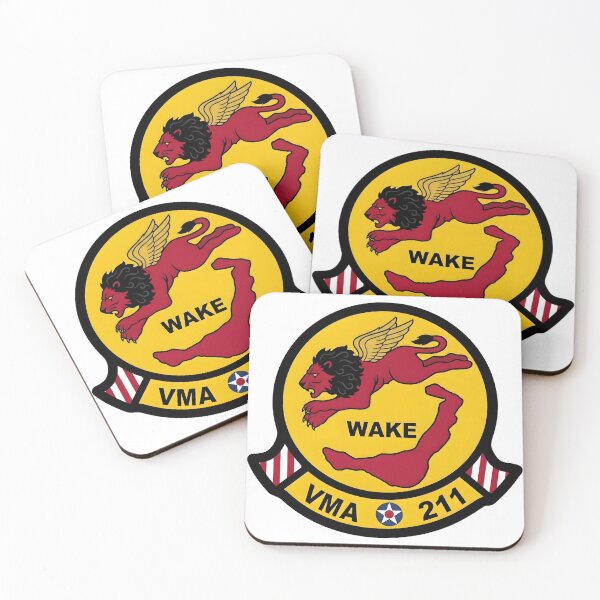 Item preview, US Marine Corps VMA-211 Wake Island Avengers Squadron Patch designed and sold by CharlieDesings.