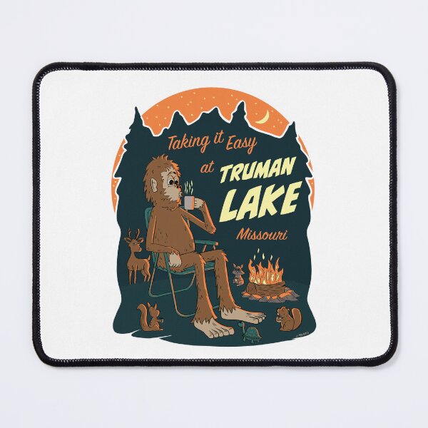 Item preview, Taking It Easy at Truman Lake Bigfoot designed and sold by John Morris Illustration.