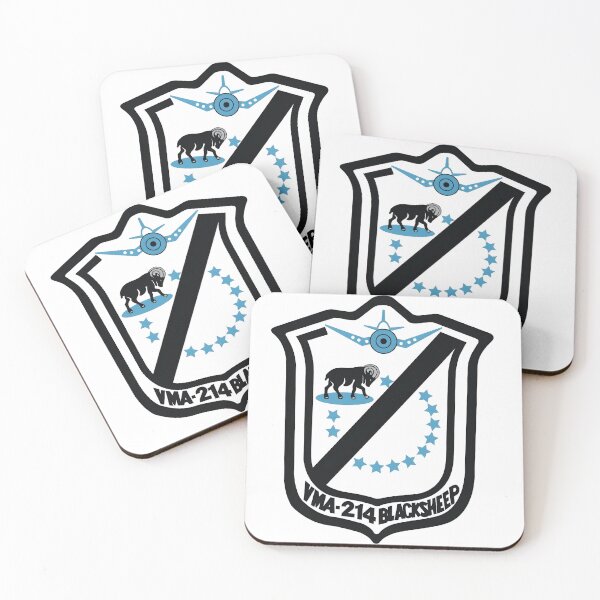 Item preview, US Marine Corps VMA-214 Blacksheep Squadron Patch designed and sold by CharlieDesings.