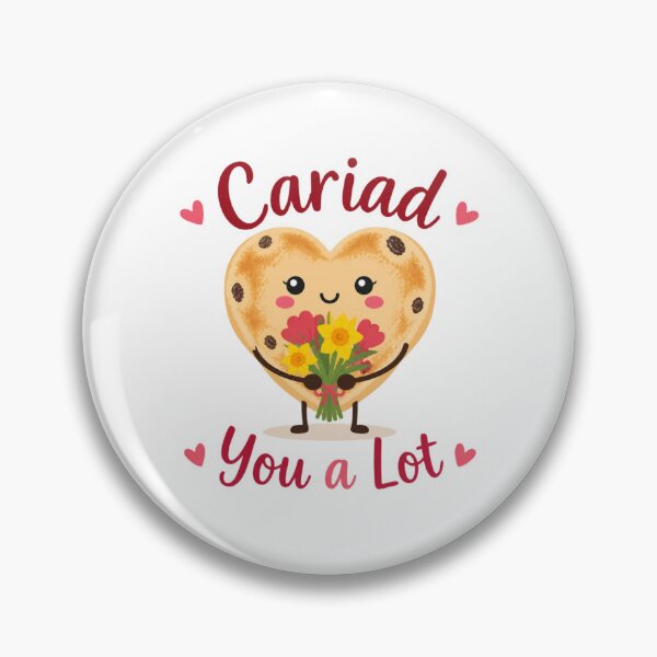Item preview, Cariad You A Lot Cute Welsh Cake Love Pun Art designed and sold by Cerys-GS.