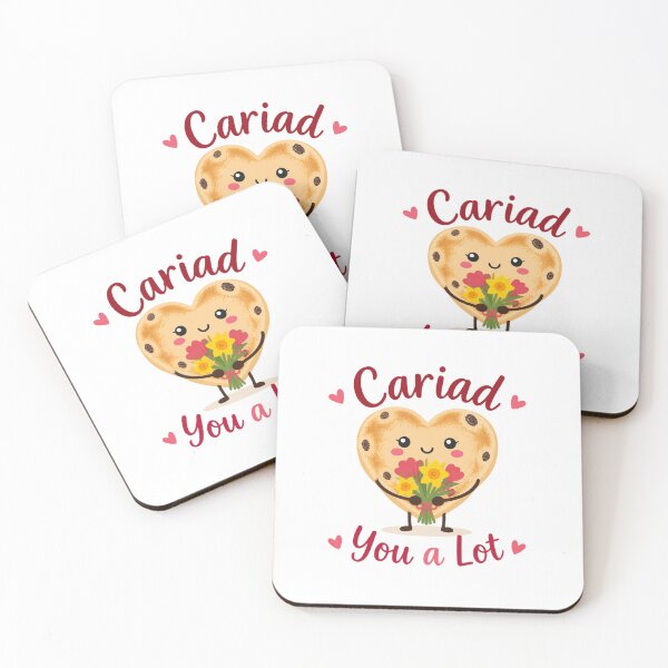 Item preview, Cariad You A Lot Cute Welsh Cake Love Pun Art designed and sold by Cerys-GS.