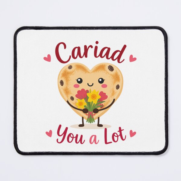Item preview, Cariad You A Lot Cute Welsh Cake Love Pun Art designed and sold by Cerys-GS.