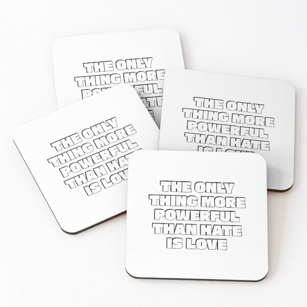Item preview, The Only Thing More Powerful Than Hate Is Love - Compassion quotes designed and sold by Inspirationmotivation.