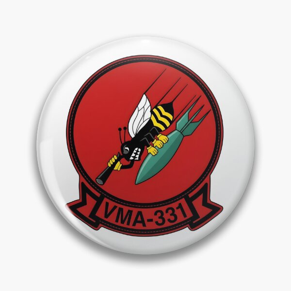 Item preview, US Marine Corps VMA-331 Bumblebees Squadron Patch designed and sold by CharlieDesings.