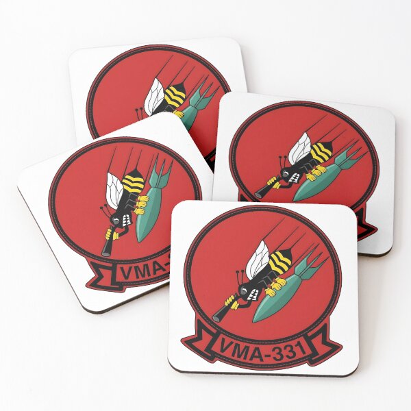 Item preview, US Marine Corps VMA-331 Bumblebees Squadron Patch designed and sold by CharlieDesings.
