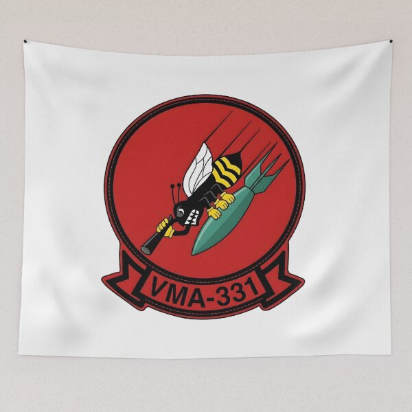 Item preview, US Marine Corps VMA-331 Bumblebees Squadron Patch designed and sold by CharlieDesings.