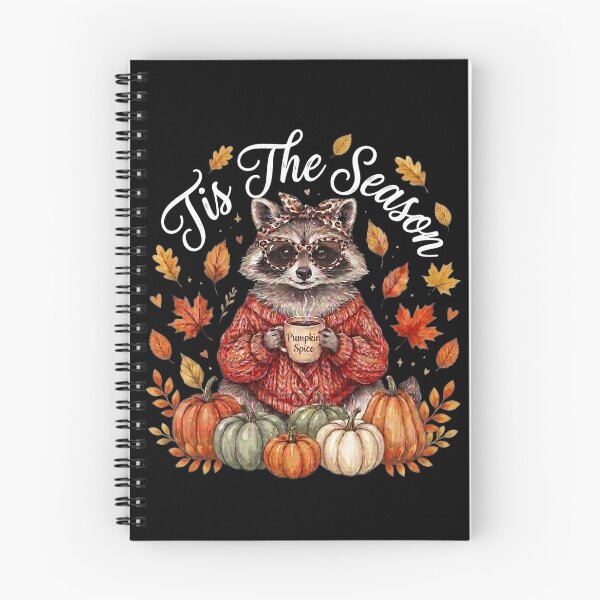 Item preview, Tis The Season Cozy Raccoon designed and sold by Roy & Tiffany.