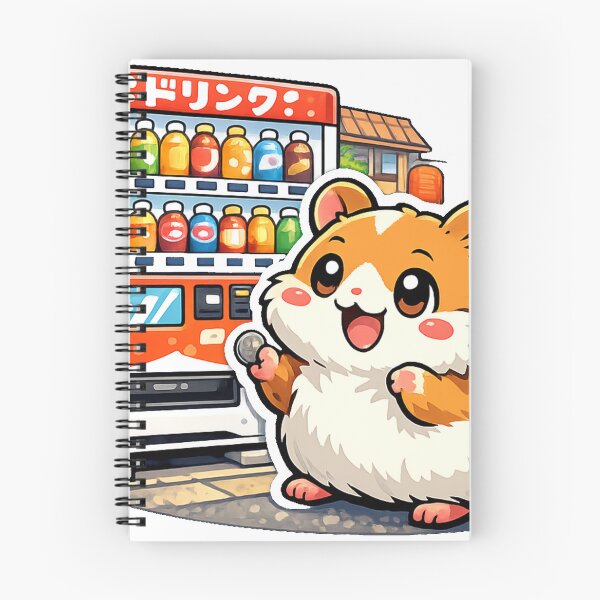 Item preview, Kawaii Hamster at Japanese Vending Machine Sticker | Cute Japan Anime Vector Design designed and sold by kawaii animal store (in Japan).