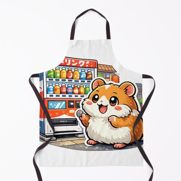 Item preview, Kawaii Hamster at Japanese Vending Machine Sticker | Cute Japan Anime Vector Design designed and sold by kawaii animal store (in Japan).