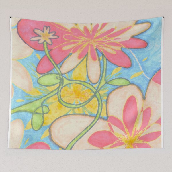 Item preview, Sketch Sunny Floral designed and sold by BOKEbyTC.