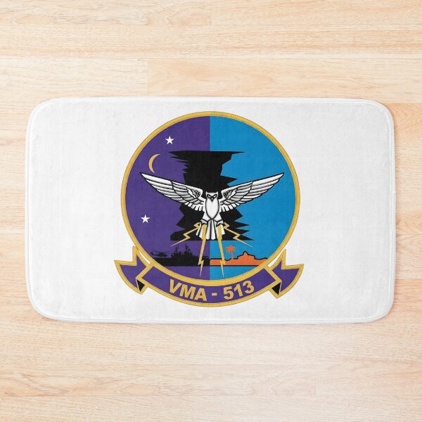 Item preview, US Marine Corps VMA-513 Flying Nightmares Squadron Patch designed and sold by CharlieDesings.