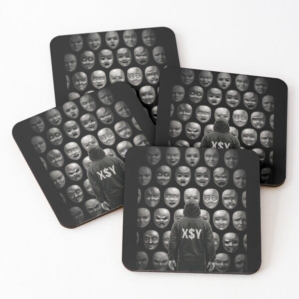 Item preview, X$Y Anonymous Hacker and Expressive Masks Art designed and sold by Xyshope.