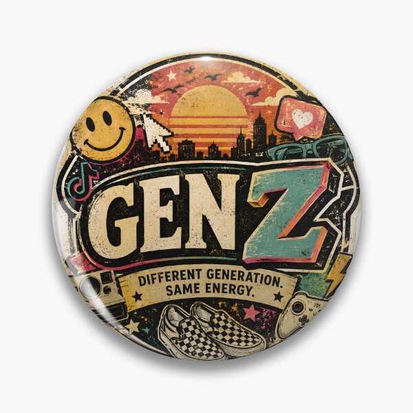 Item preview, Gen Z – Vintage Retro Logo Generation Z designed and sold by Dax Studio.