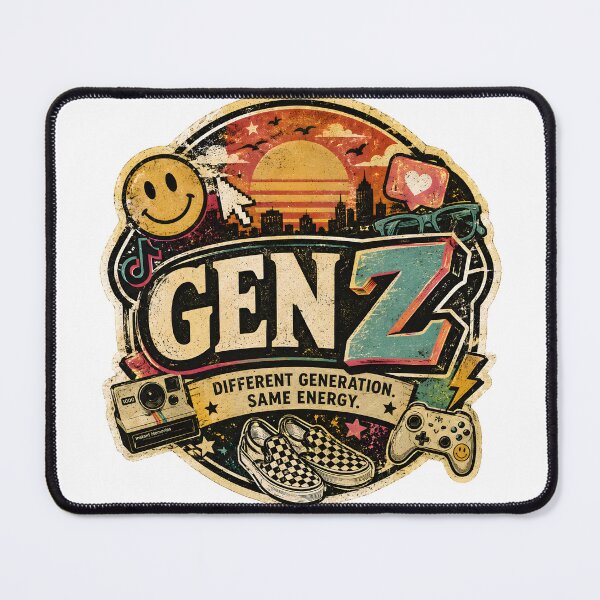 Item preview, Gen Z – Vintage Retro Logo Generation Z designed and sold by Dax Studio.