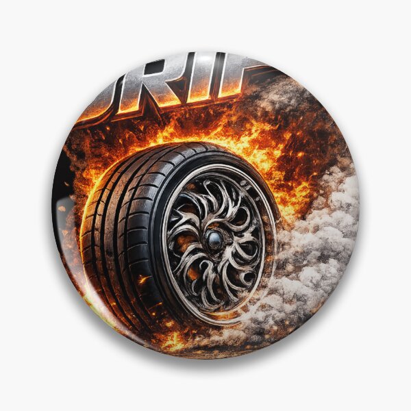 Item preview, DRIFT – Burning Performance Tire with Fiery Smoke designed and sold by BoB-66.