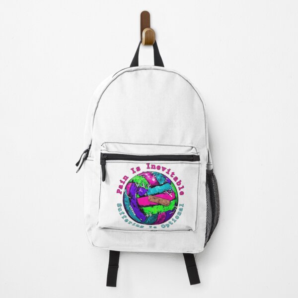 Item preview, VOLLEYBALL - INEVITABLE / OPTIONAL (PINK/LIGHT BLUE) designed and sold by Pickle Wicked Designs.
