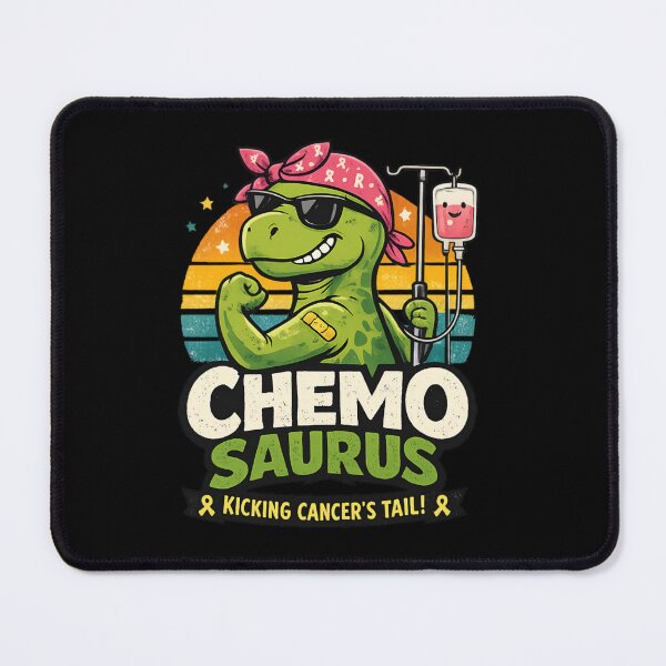 Item preview, Chemo Saurus Dinosaur - Cancer Support Retro Survivor Awareness designed and sold by SidTastic .