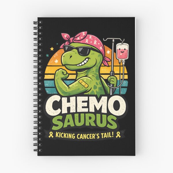 Item preview, Chemo Saurus Dinosaur - Cancer Support Retro Survivor Awareness designed and sold by SidTastic .