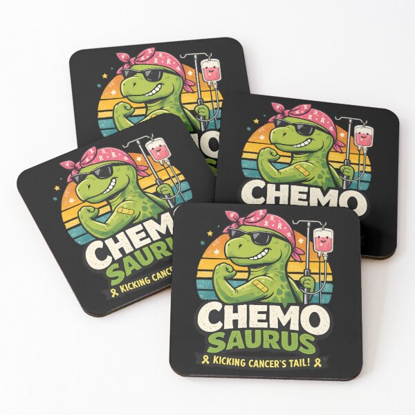 Item preview, Chemo Saurus Dinosaur - Cancer Support Retro Survivor Awareness designed and sold by SidTastic .