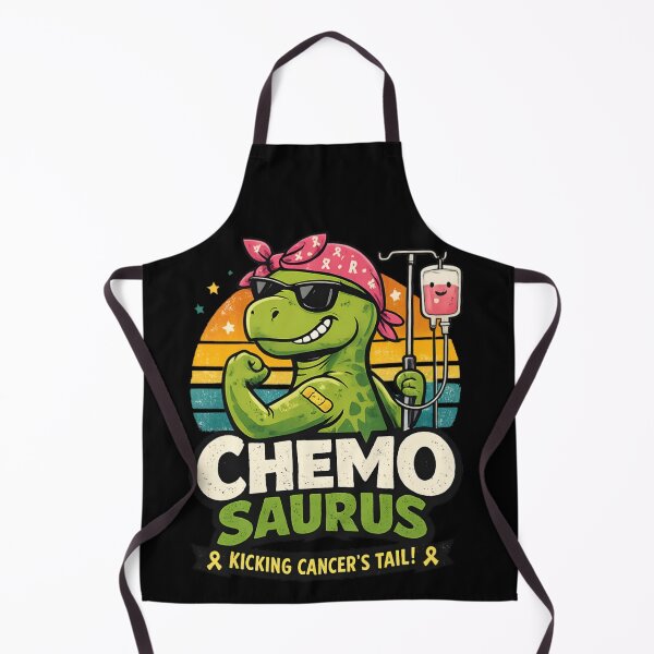 Item preview, Chemo Saurus Dinosaur - Cancer Support Retro Survivor Awareness designed and sold by SidTastic .