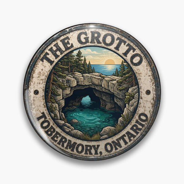 Aperçu de l'œuvre La Grotte – Tobermory, Ontario créée et vendue par VelvetRoom.