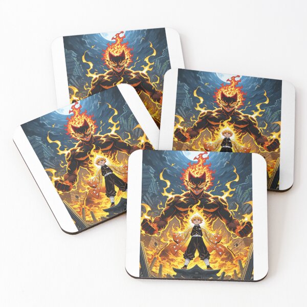 Item preview, Anime - Iconic Demon Slayer Character, Blazing Transformation designed and sold by AnimeShin.