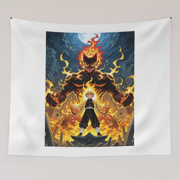 Item preview, Anime - Iconic Demon Slayer Character, Blazing Transformation designed and sold by AnimeShin.
