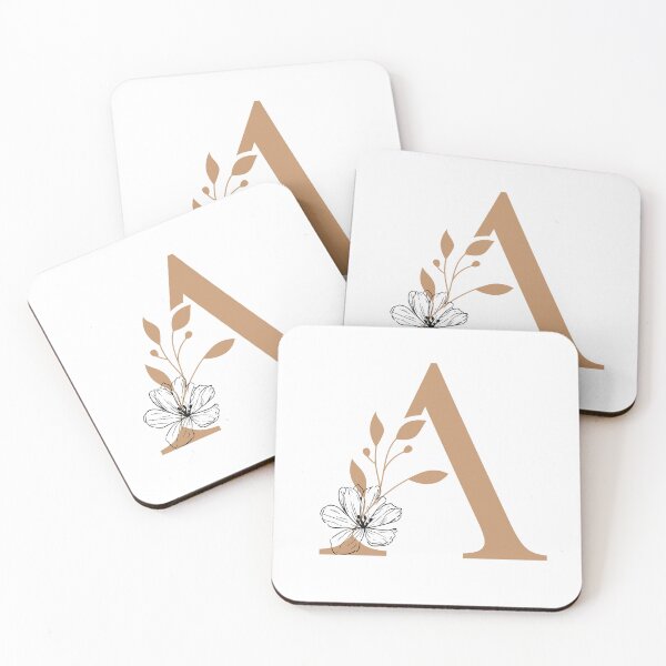 Item preview, Floral Monogram Letter A Sticker | Elegant Botanical Initial A designed and sold by Mia-sanocean.