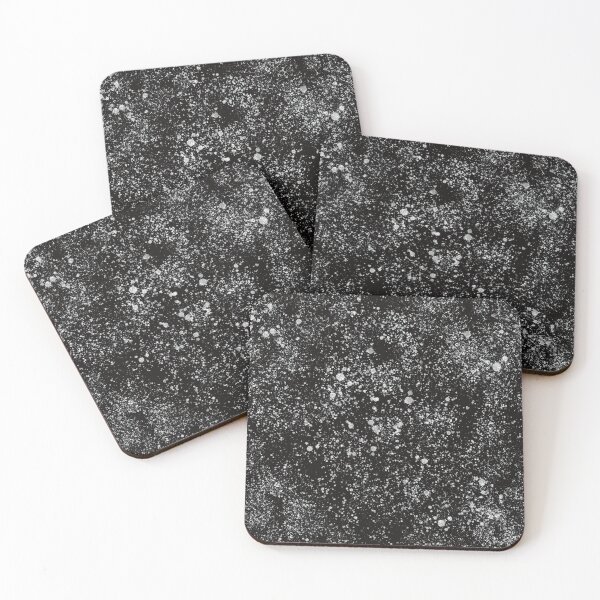Item preview, Paint Splatter Pattern Black and White designed and sold by The Innocent Ghost Project.