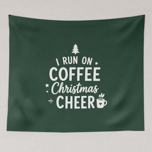 Item preview, Coffee Christmas Cheer – Festive Holiday Art designed and sold by Tklezardesigns.