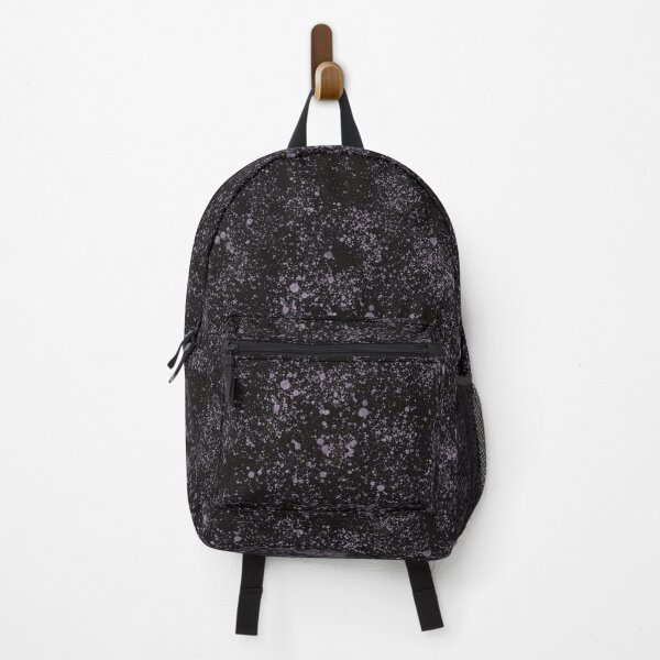 Item preview, Paint Splatter Pattern Black and Purple designed and sold by The Innocent Ghost Project.