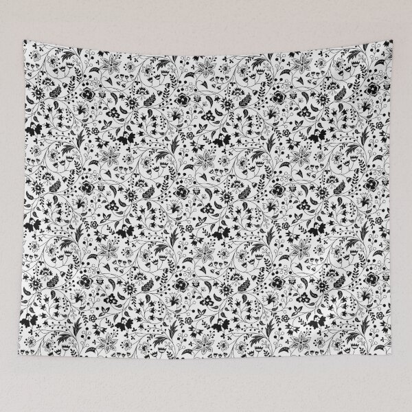 Item preview, chintz black and white designed and sold by ritusdesigns.