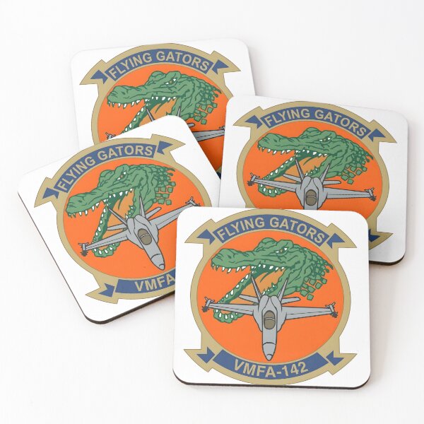 Item preview, US Marine Corps VMFA-142 Flying Gators Squadron Patch designed and sold by CharlieDesings.