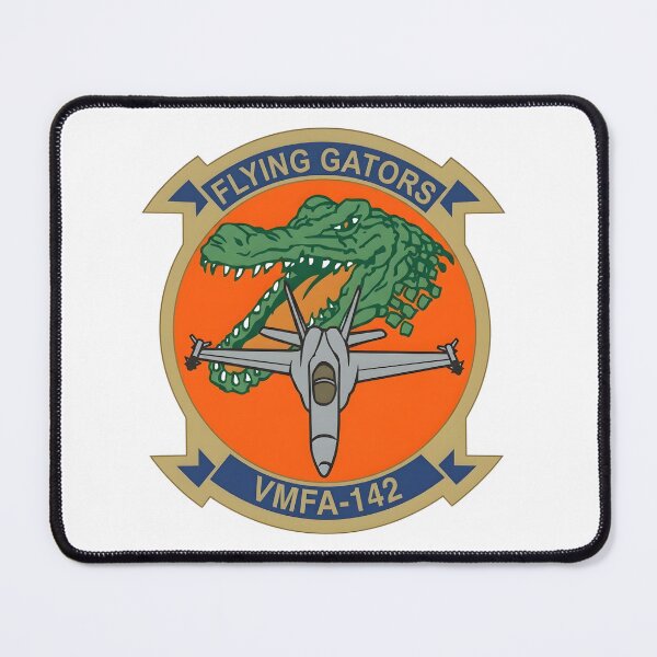 Item preview, US Marine Corps VMFA-142 Flying Gators Squadron Patch designed and sold by CharlieDesings.