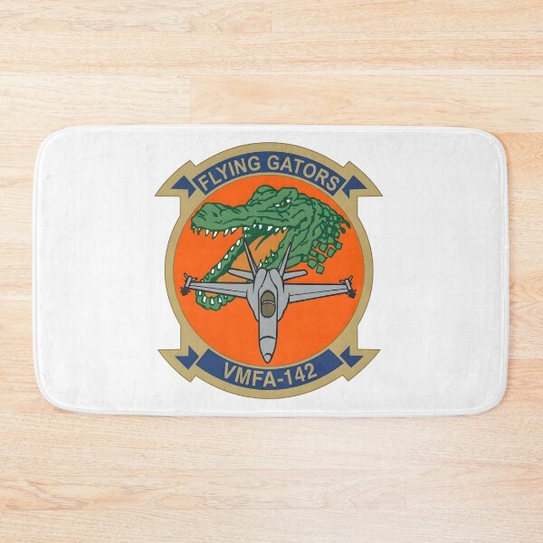 Item preview, US Marine Corps VMFA-142 Flying Gators Squadron Patch designed and sold by CharlieDesings.