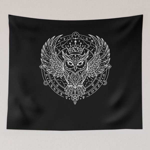 Item preview, Stolas Owl of the Infinite Sky designed and sold by taiche.