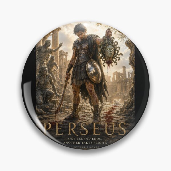 Item preview, Perseus | Cinematic Greek Mythology Movie Poster | Mythos Pictures designed and sold by Pop, Culture and Stuff.