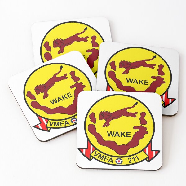 Item preview, US Marine Corps VMFA-211 Wake Island Avengers Squadron Patch designed and sold by CharlieDesings.