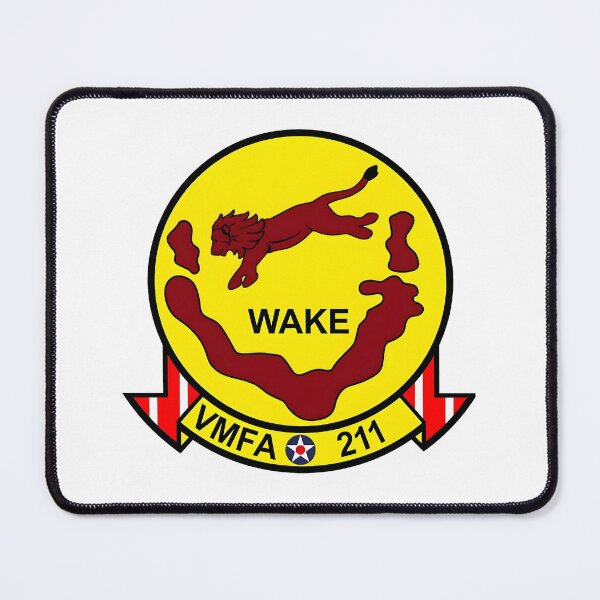 Item preview, US Marine Corps VMFA-211 Wake Island Avengers Squadron Patch designed and sold by CharlieDesings.