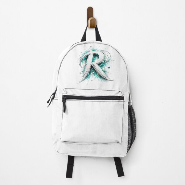 Item preview, Aetherbrush Manga Glyphs The Mystic Silver Letter R designed and sold by BlissBlvdShop.