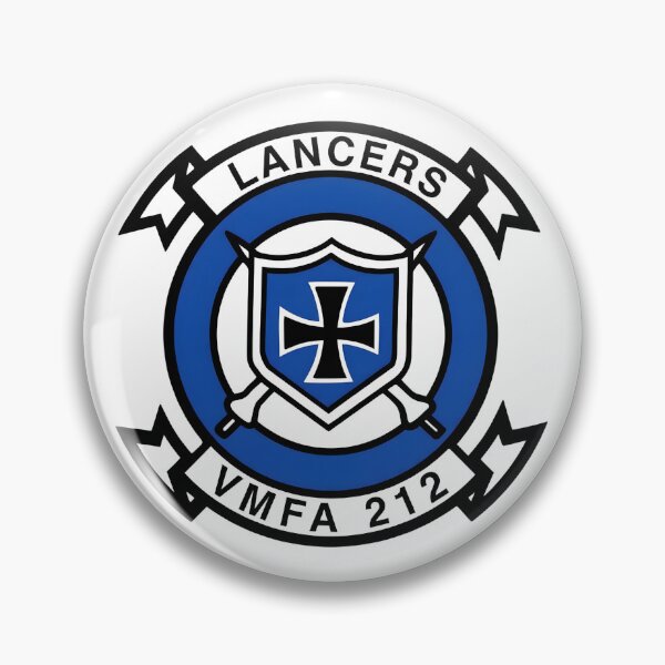 Item preview, US Marine Corps VMFA-212 Lancers Squadron Patch designed and sold by CharlieDesings.