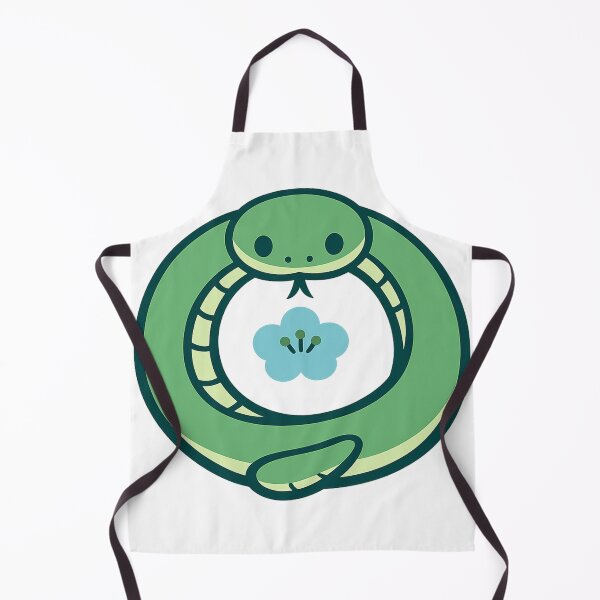 Item preview, Lucky Snake Plum Blossom Japanese Sticker | Minimalist Kawaii Zodiac Snake Vector Design designed and sold by kawaii animal store (in Japan).