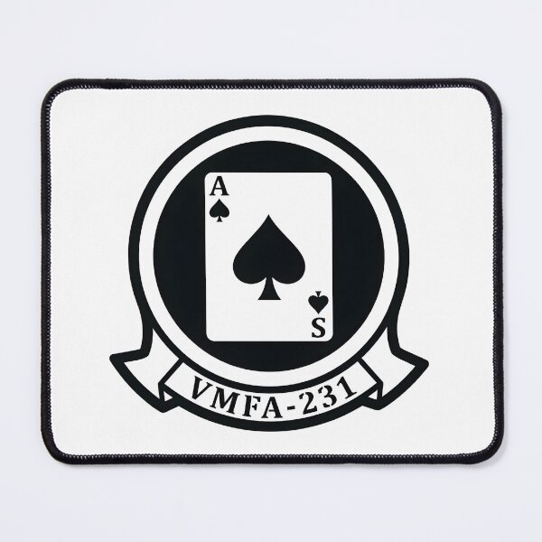 Item preview, US Marine Corps VMFA-231 Ace of Spades Squadron Patch designed and sold by CharlieDesings.