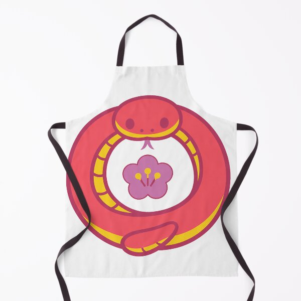 Item preview, Lucky Snake Plum Blossom Japanese Sticker | Minimalist Kawaii Zodiac Snake Vector Design designed and sold by kawaii animal store (in Japan).
