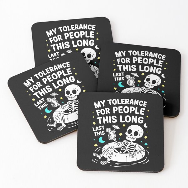 Item preview, MY TOLERANCE FOR PEOPLE THIS LONG LAST THIS designed and sold by jkrphoto.